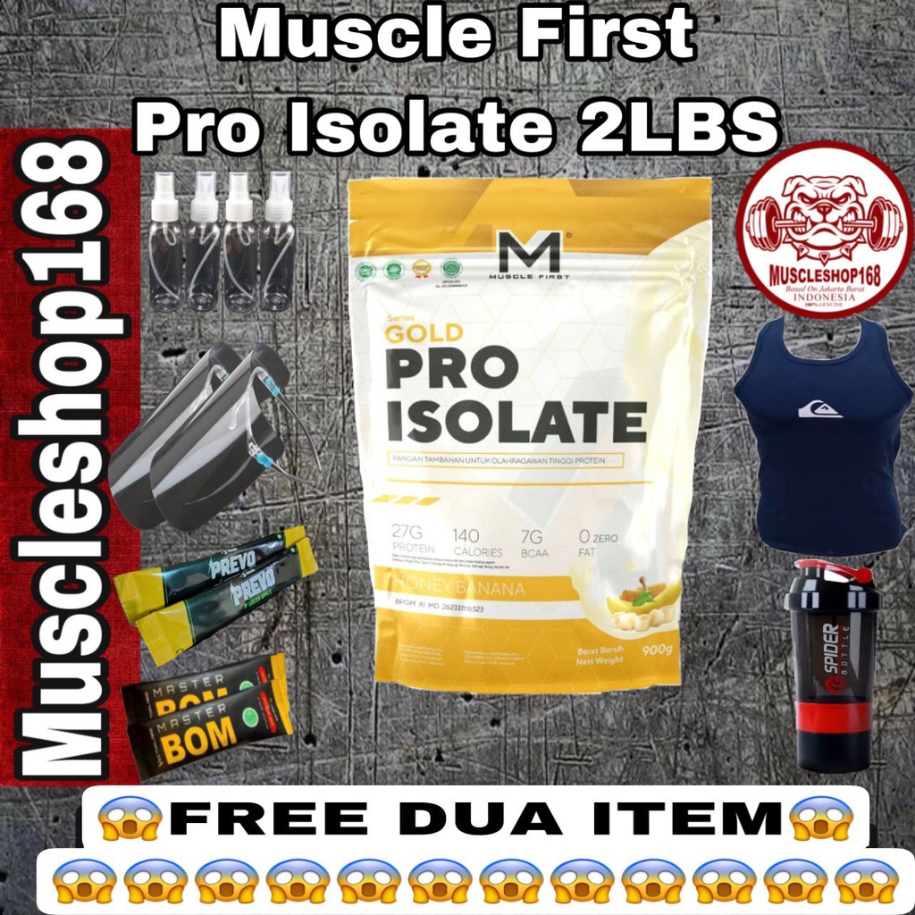 M1 Muscle First Gold Pro Isolate Whey Protein 2 lb Lbs