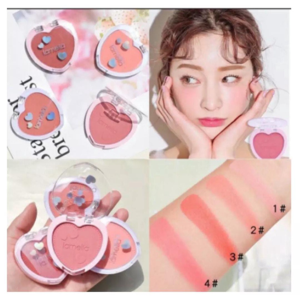 Lameila Blush On 4 Colours Love Palette Blusher DJ 5107