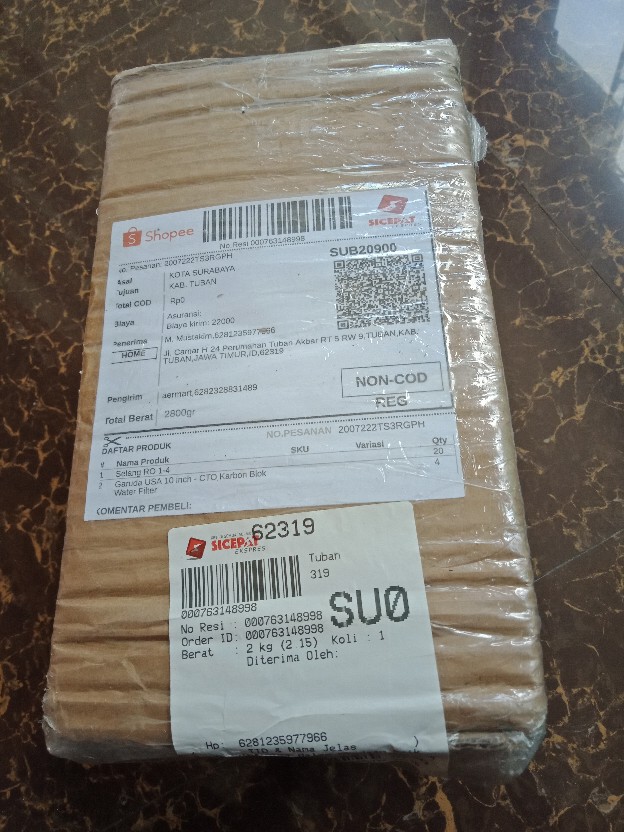 Garuda Usa 10 Inch - Cto Karbon Blok Water Filter