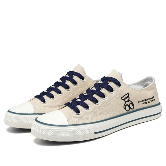 RYX - Low Cut Sepatu Canvas Flat Sneakers Pria Fashion Casual - Ori Import
