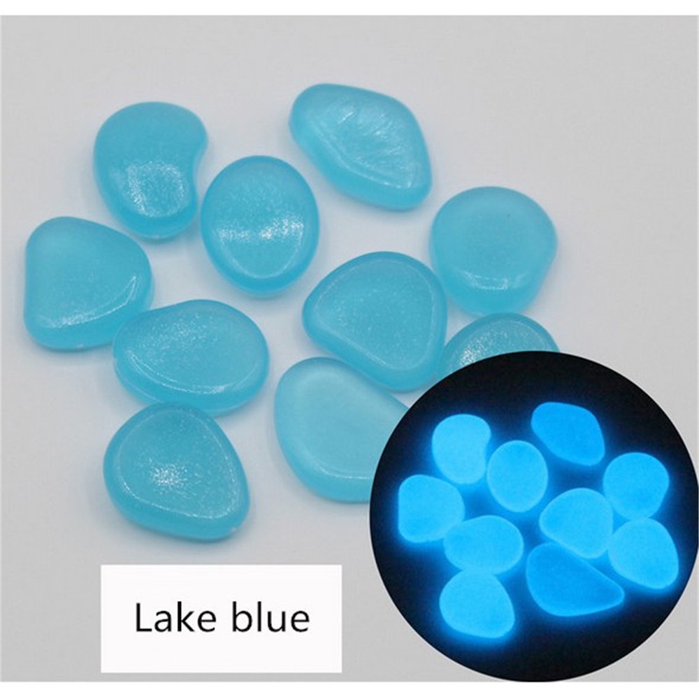 50 PCS / SET Batu Glow In The Dark Untuk Dekorasi Akuarium Ikan