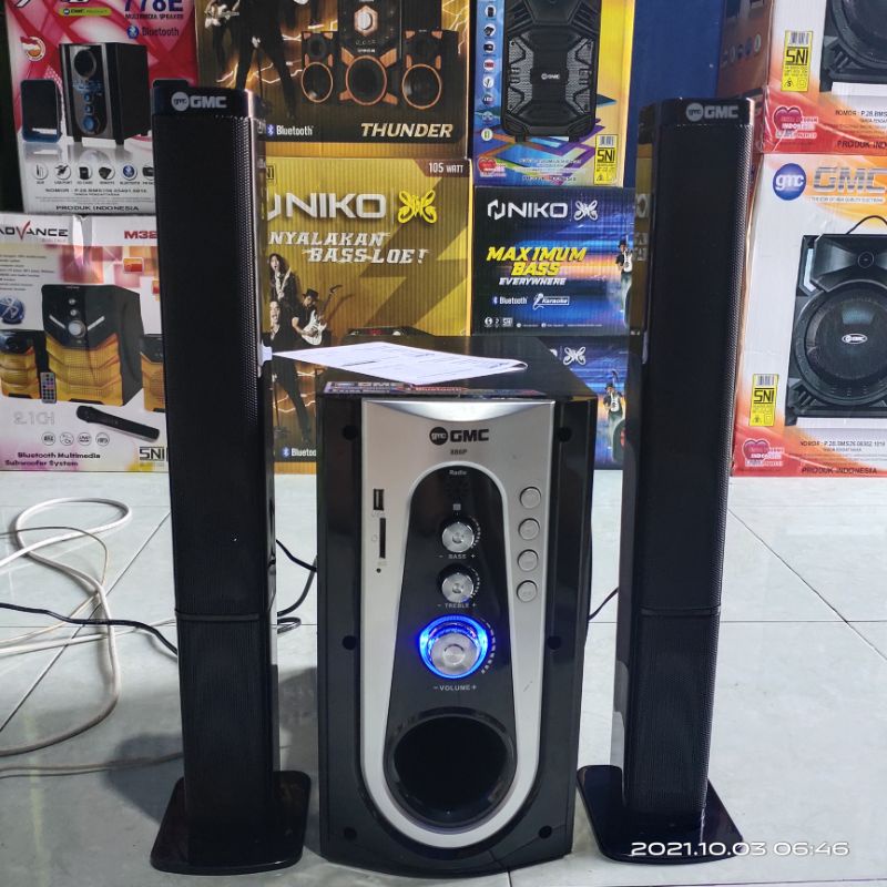GMC 886P 2in1 SPEAKER BLUETOOTH