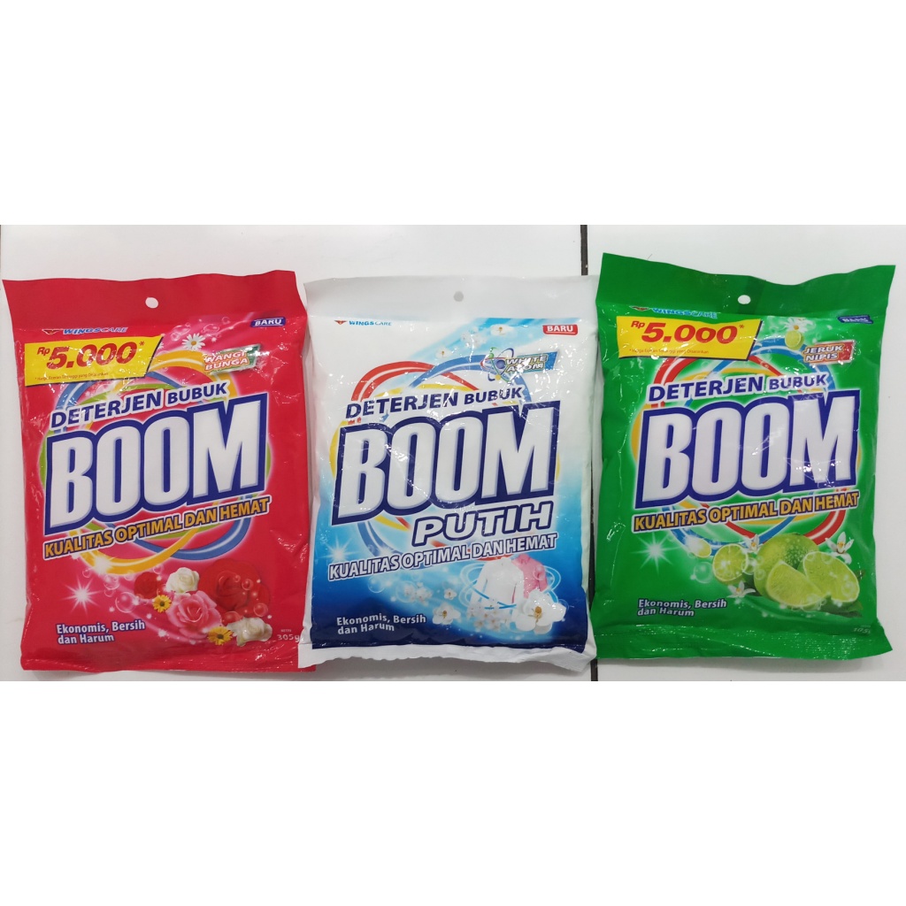 BOOM DETERGENT BUBUK 305gr/centraltrenggalek