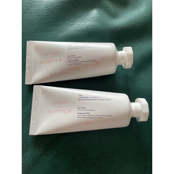hand cream vt x bts