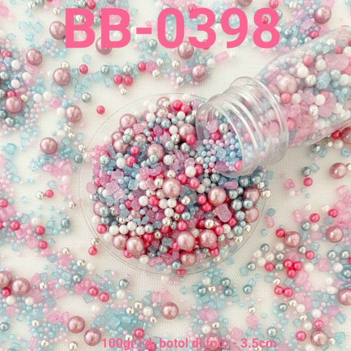 

BB-0398 SPRINKLES SPRINGKEL TRIMIT 100GR BATU PERMATA ROCK SUGAR PEARL TERBARU