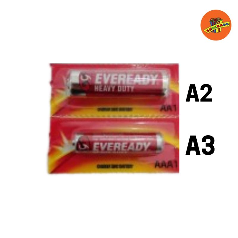 Batterai Eveready AA/A2 - Batterai AAA/A3