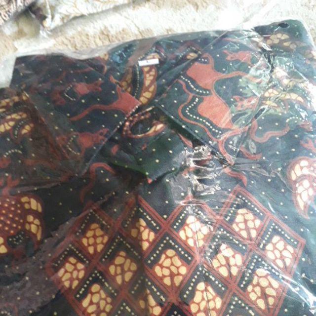 Kemeja Batik Lengan Panjang /jumbo / Seragam Kantor / Kondangan/ Baju Pria Dewasa /  Formal / Kasual