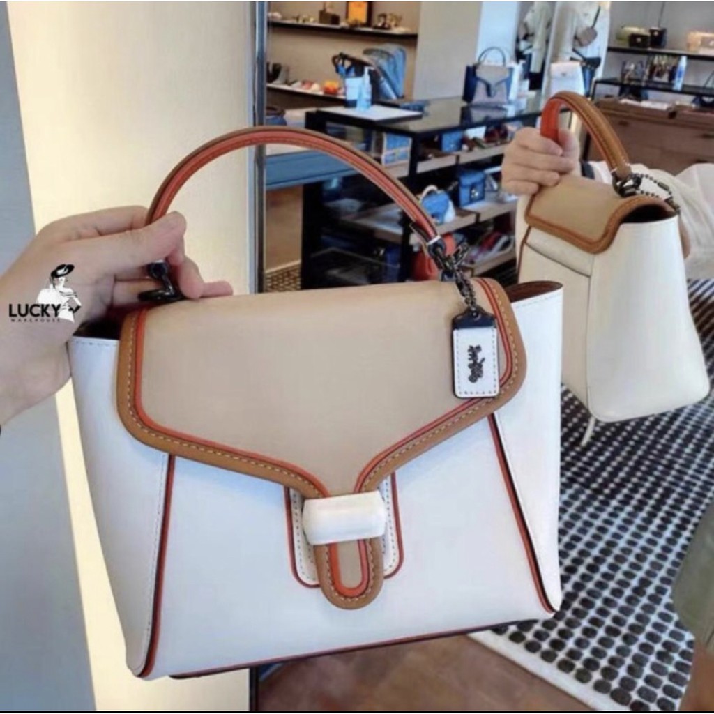 Coach Courier Carryall 23 In Colorblock - ORIGINAL 100%