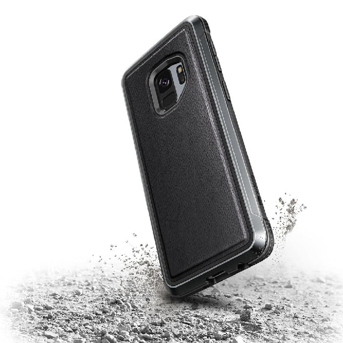 Original XDORIA Samsung Galaxy S9 Defense Lux Case Black Leather