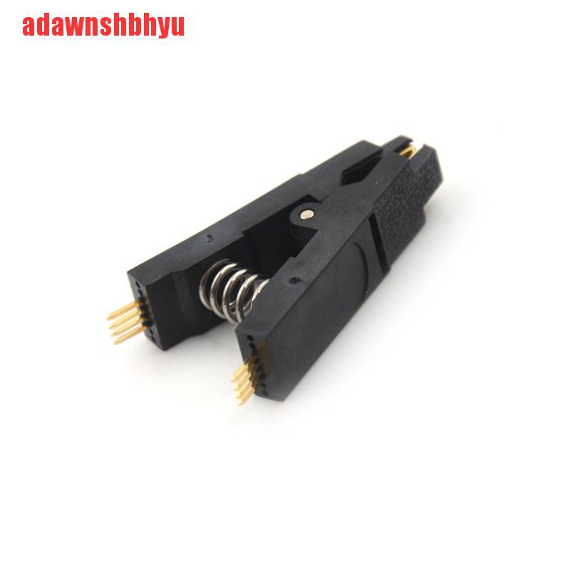 Klip Penguji Programmer SOP8 Pin SOIC8 DIP8 IC Warna Hitam