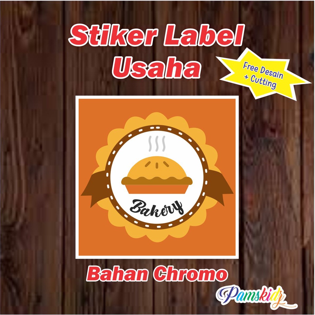 

Stiker Label Usaha/ Stiker Kemasan / Stiker Produk BAKERY / CAKE