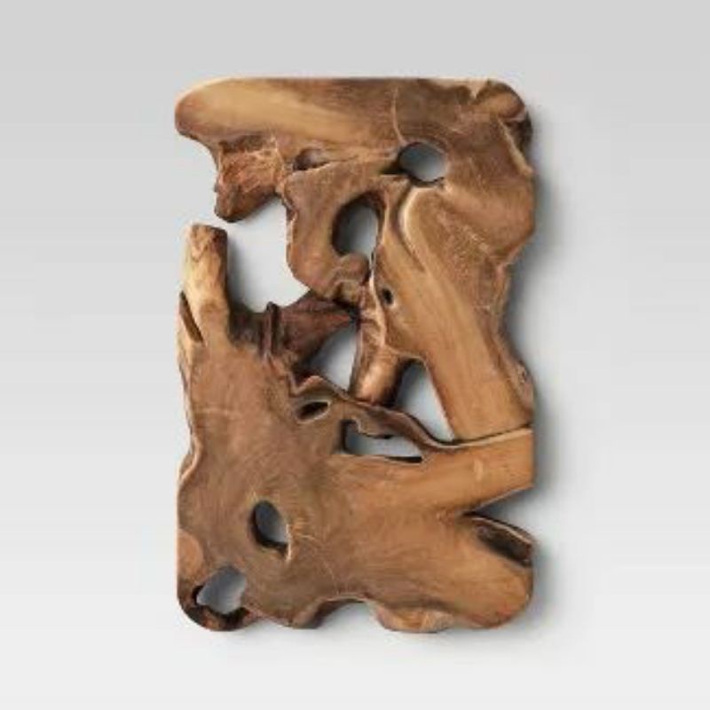 Wood Wall Art Decor Teak Root Akar Jati