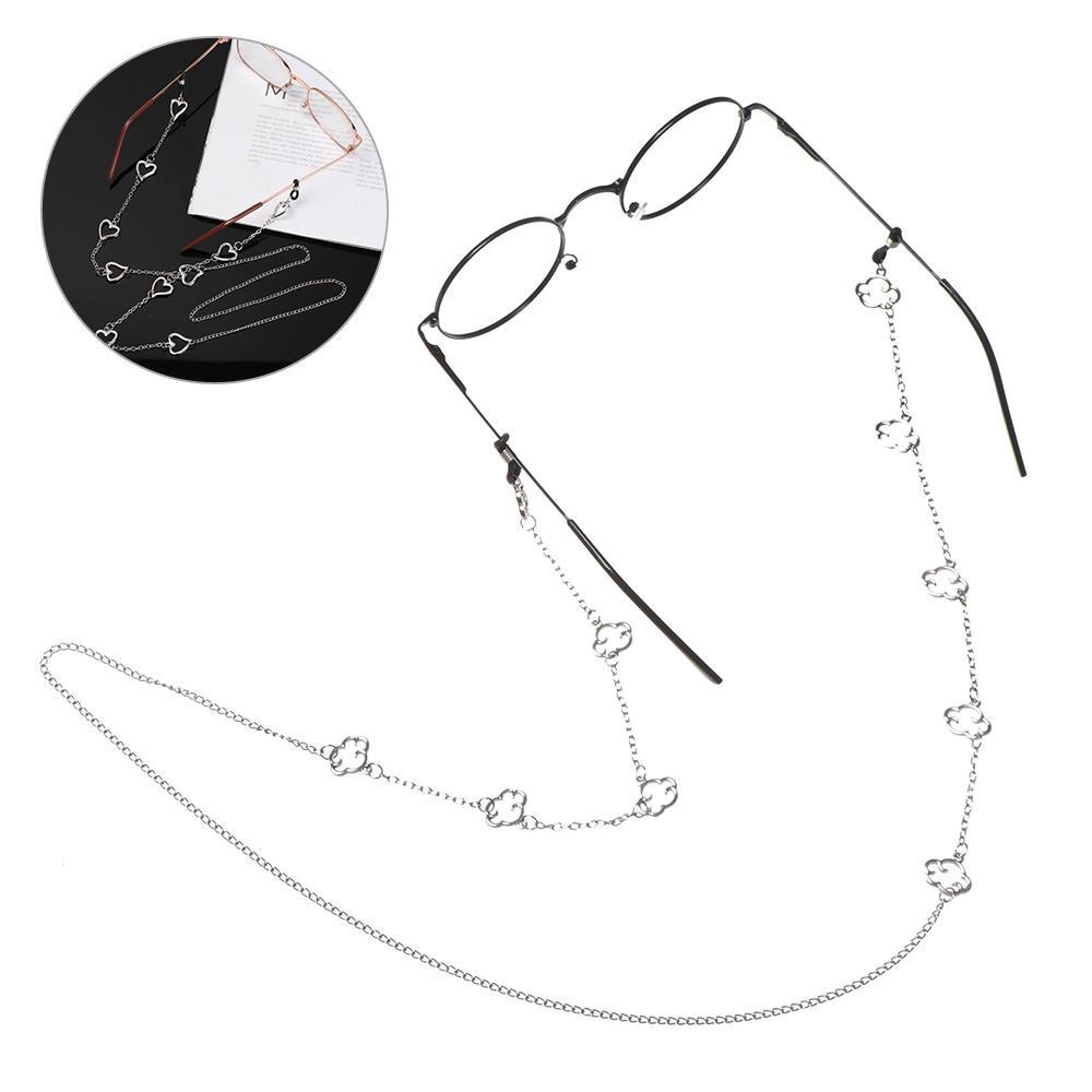 Lily Rantai Kacamata Wanita Pria Eye Wear Aksesoris Non-slip Glasses Necklace Metal