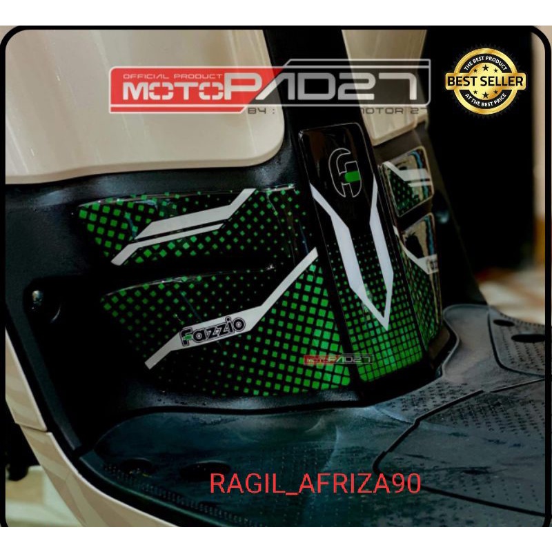 STICKER STIKER RESIN TIMBUL DECKPAD YAMAHA FAZZIO 125 2022 PREMIUM