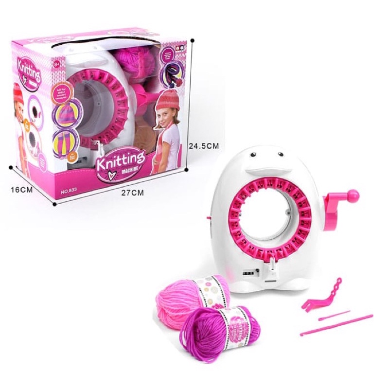 ALAT Mesin RAJUT ANAK / AKTIFITAS ART CRAFT KERAJINAN / MESIN RAJUT JAHIT OTOMATIS / KNIT MACHINE / 