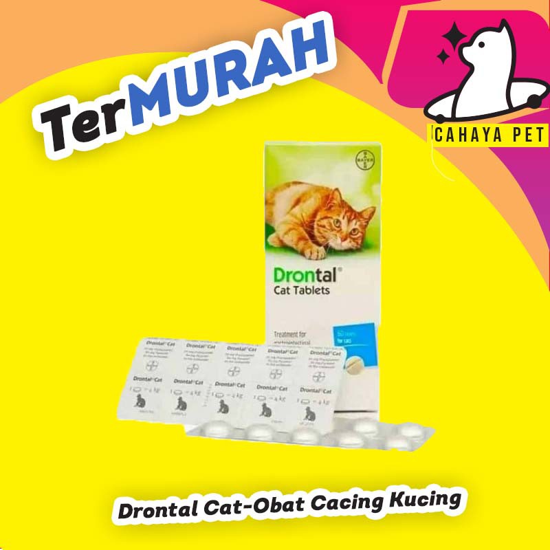 Drontal Cat / Obat Cacing Kucing / Drontal Kucing / DrontalCat Tablet