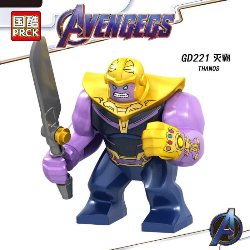 Mainan Anak Action Figure Lego Thanos GD221 Big Figure Superhero Marvel Avengers Ninjago Naruto