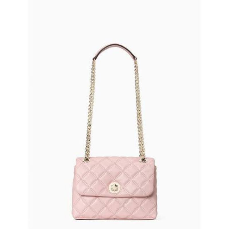 Kate spade natalia small flap shoulder chalk Pink