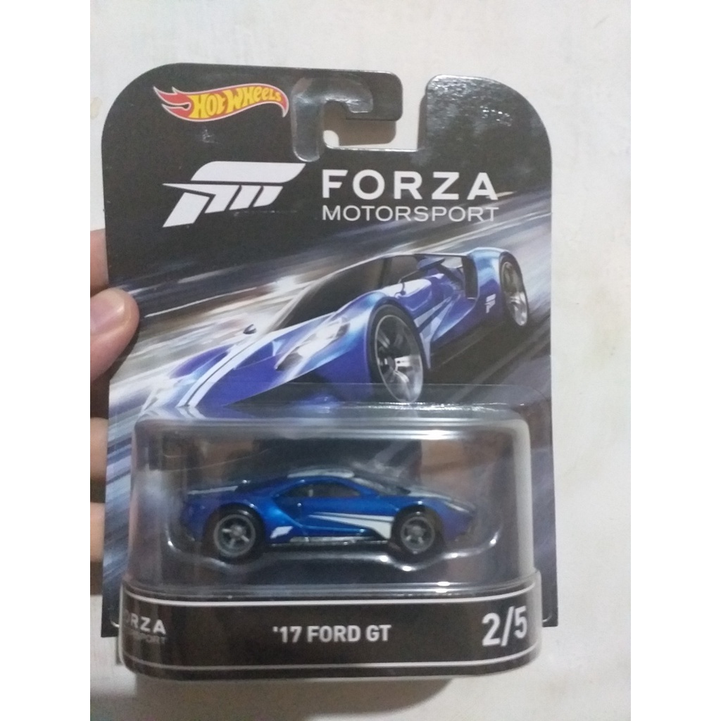 HOT WHEELS FORZA 17 FORD GT BIRU