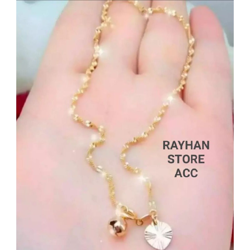 gelang kaki melintir mewah dan menarik