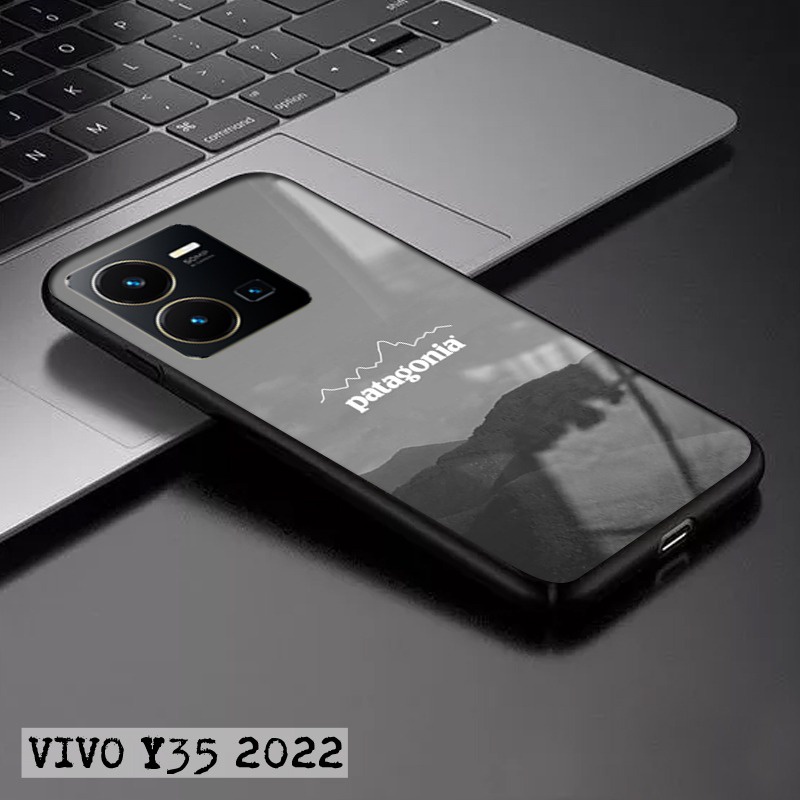 Softcase Glass Kaca VIVO Y35 2022 Terbaru [FC30] Case Motif VIVO Y35 2022 - Casing Hp VIVO Y35 2022 