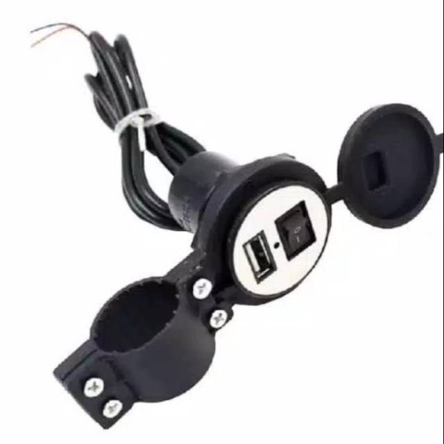 Charger aki di motor - sambungan charger hp ke aki motor - charger hp di motor - charger motor murah