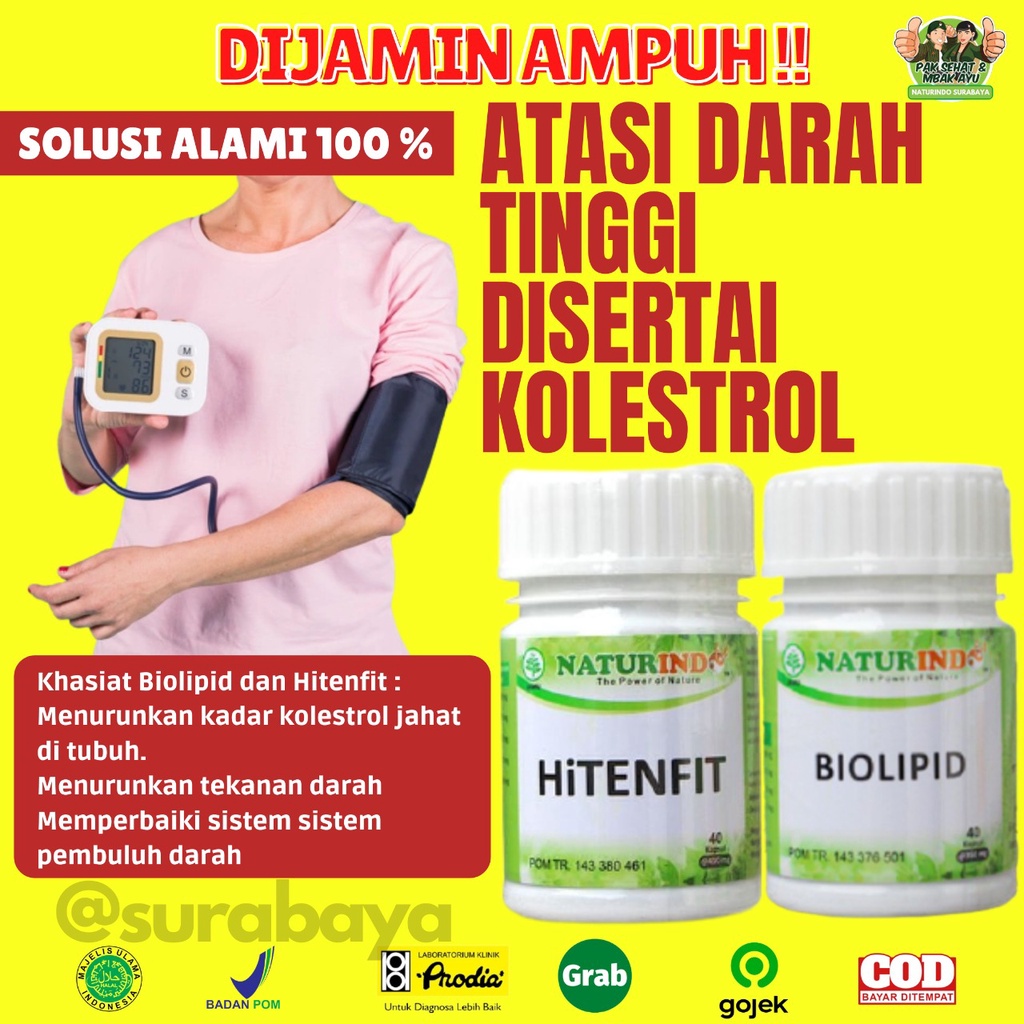 Obat Penurun Kolestrol Kolesterol Tinggi 250 Asam Urat Obat Herbal Penurun Kolestrol Jahat Darah Tinggi Obat Penghancur Lemak Darah Herbal Ampuh Menurunkan Kolesterol Bpom Jamu Kolestrol Stroke Jantung Koroner Tradisional Biolipid Naturindo Surabaya-SERTAI DARAH TINGGI