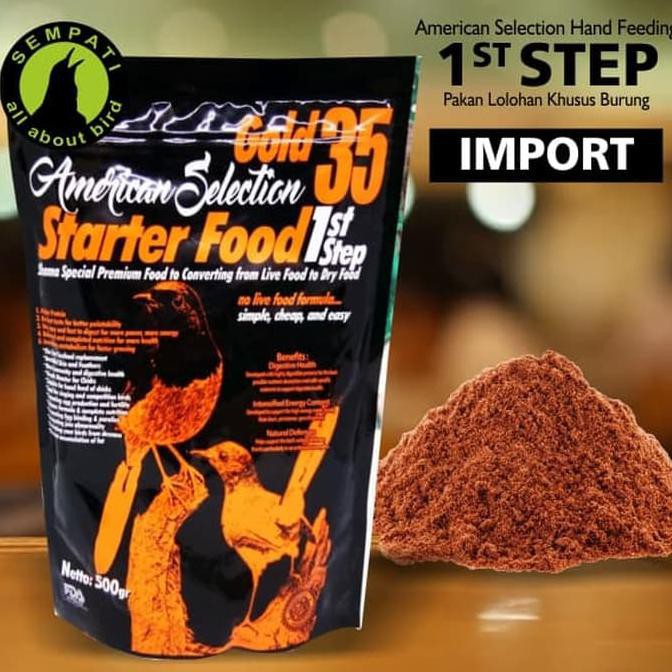 Ready Stock Starter Food 1 St Step American Selection Pakan Burung