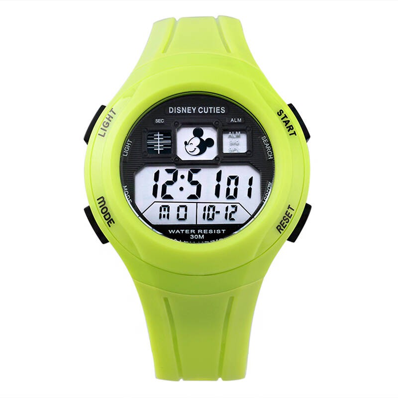 Disney MS5556GN - Jam Tangan Sports Digital Anak GREEN Original