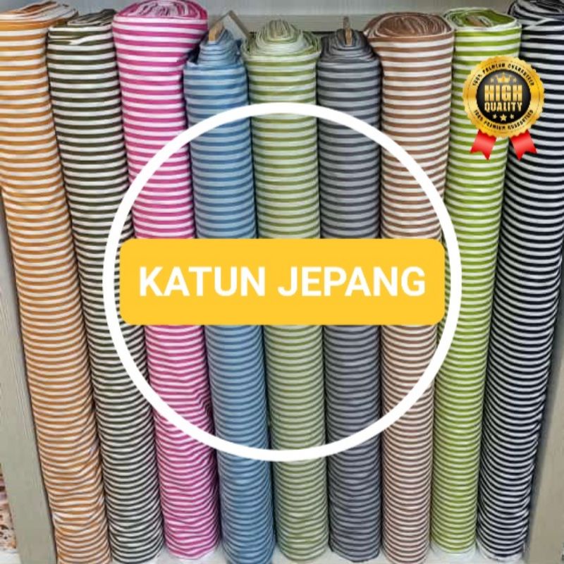 KATUN JEPANG MOTIF GARIS-GARIS/KATUN JEPANG PREMIUM BERMOTIF