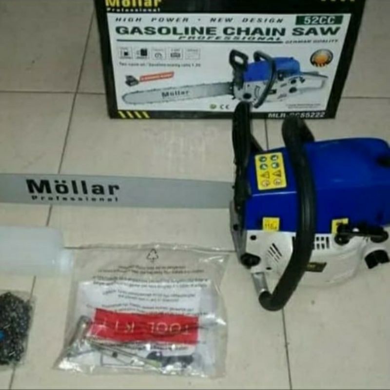 Mesin Gergaji Kayu Potong Kayu Chainsaw 22inch