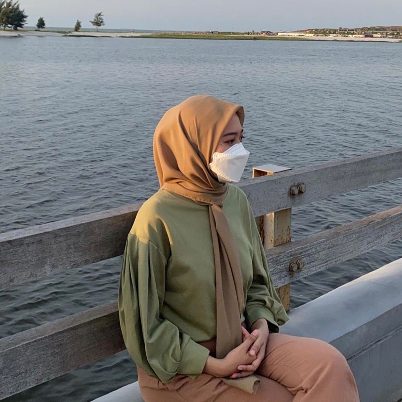 AUTUM BLOUSE - SUVINA SERIES by Yellowfacy-Olive - Suvina