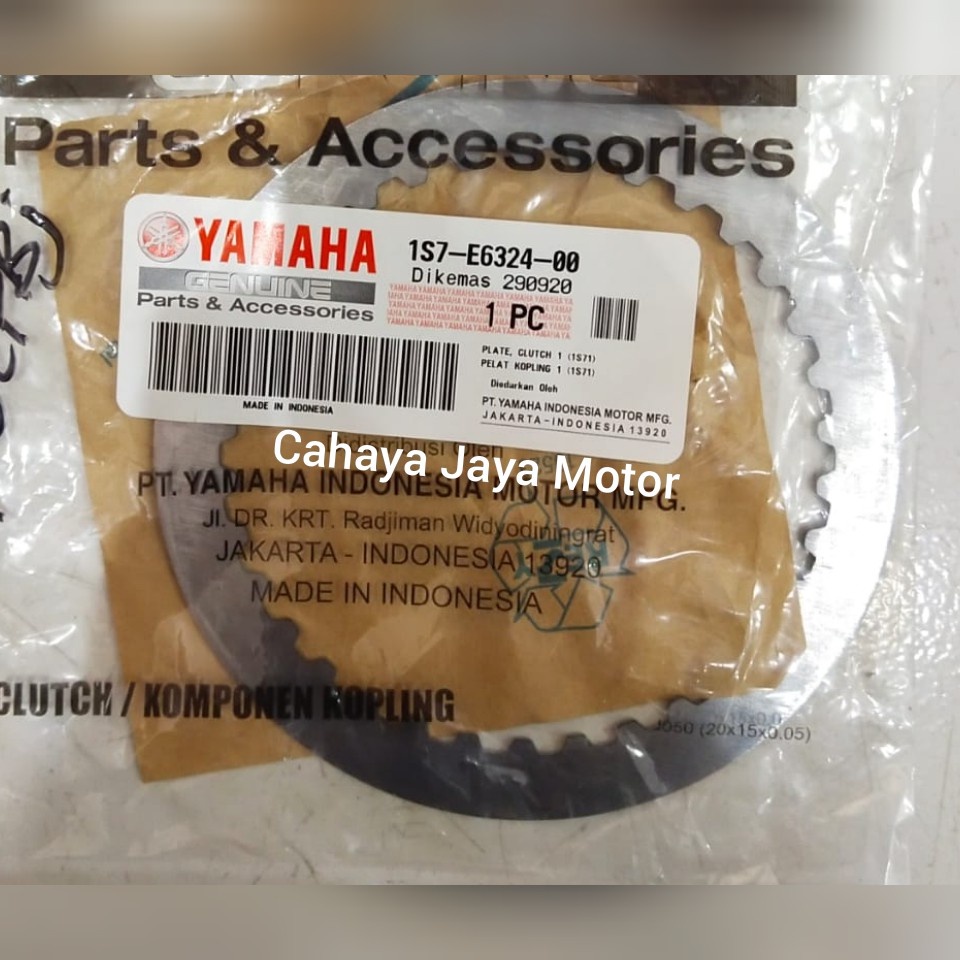 Besi Plat Kopling Gesek Yamaha Jupiter MX OlD Lama New Jupiter MX Plat besi Kopling 1S7-E6324-00 ori