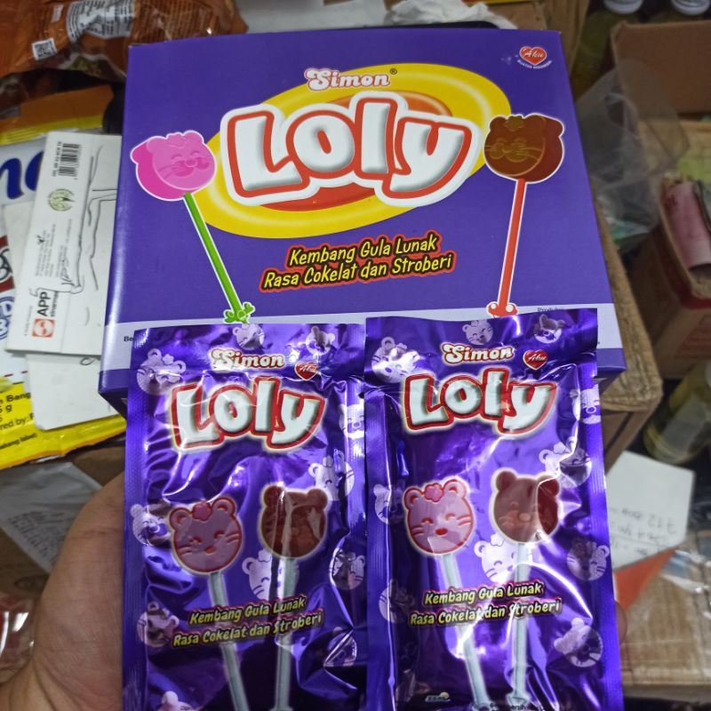 

Kembang Gula Lunak Simon Loly Rasa Cokelat Dan Stroberi 8g