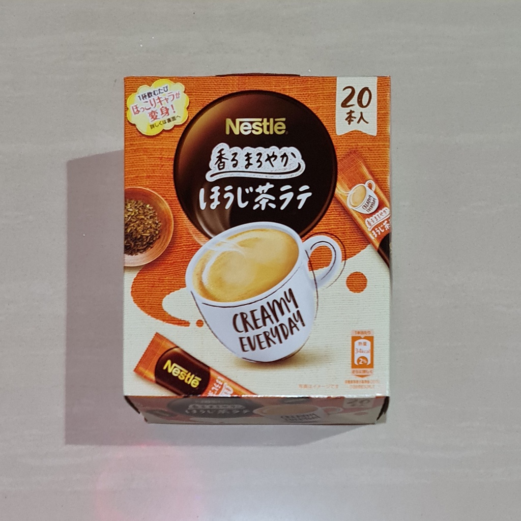 Nestle Creamy Everyday Fragrant Mellow Hojicha / Hoji Cha Latte 20 x 7 Gram