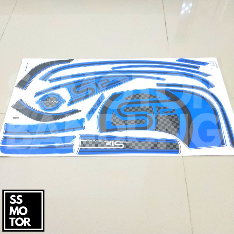 Striping Stripping Motor Thailand Scoopy FI Lama Model S 12 S12