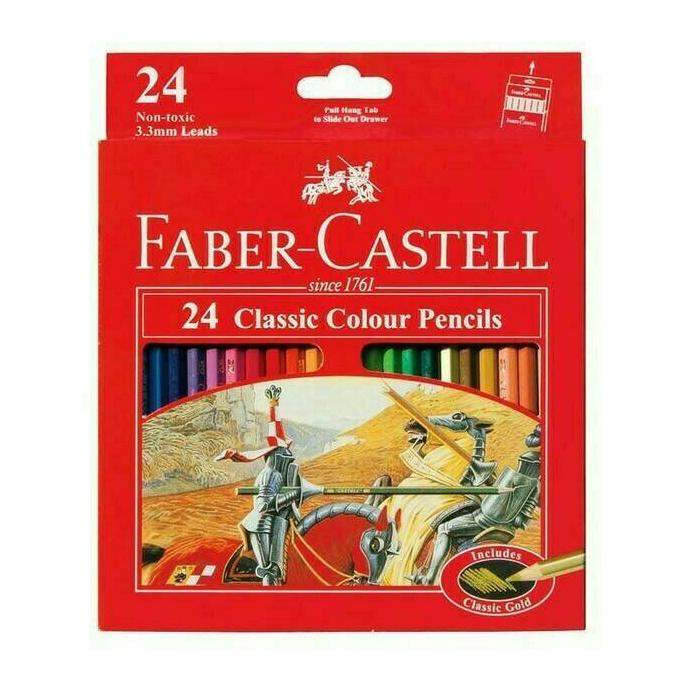 

Pensil Warna Classic 24 Warna Faber Castell