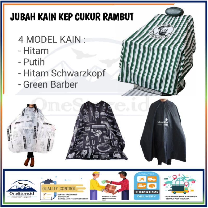 KAIN KIP PANGKAS CUKUR RAMBUT BARBERSHOP KAIN KEP SALON JUBAH CUKUR RAMBUT