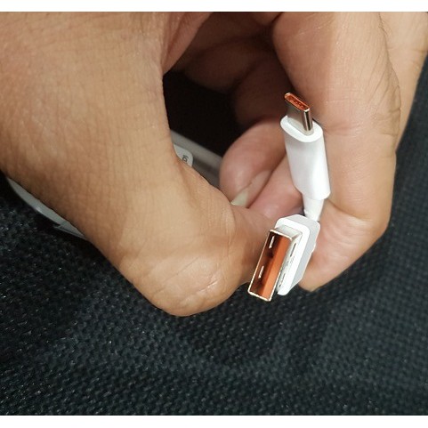 XIAOMI Kabel Data Cable Type C Pocophone BlackShark Original White-Orange