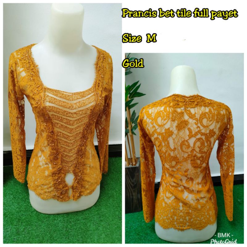 Kebaya Jadi Brokat Prancis Bet Tile Full Modifikasi