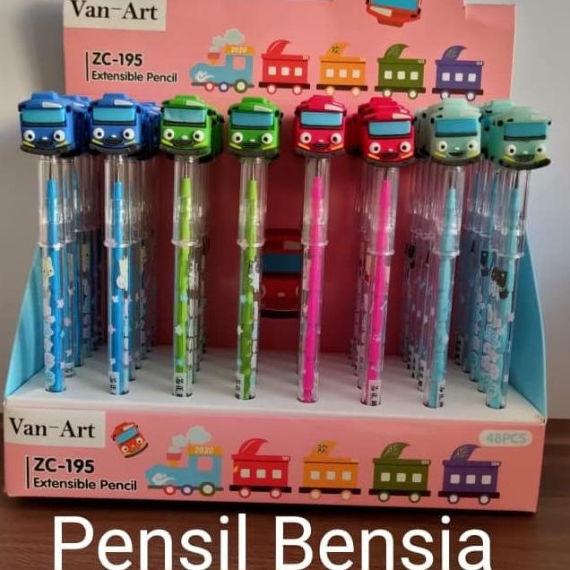 

~^~^~^] ( Harga = 48 pcs) Pensil Bensia Tayo,pensil cabut susun