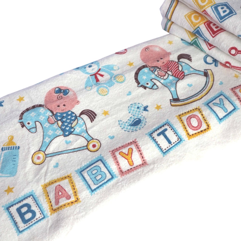 Chalmer Handuk Bayi Karakter / Baby Towel 60x120cm-BabyToysBlue