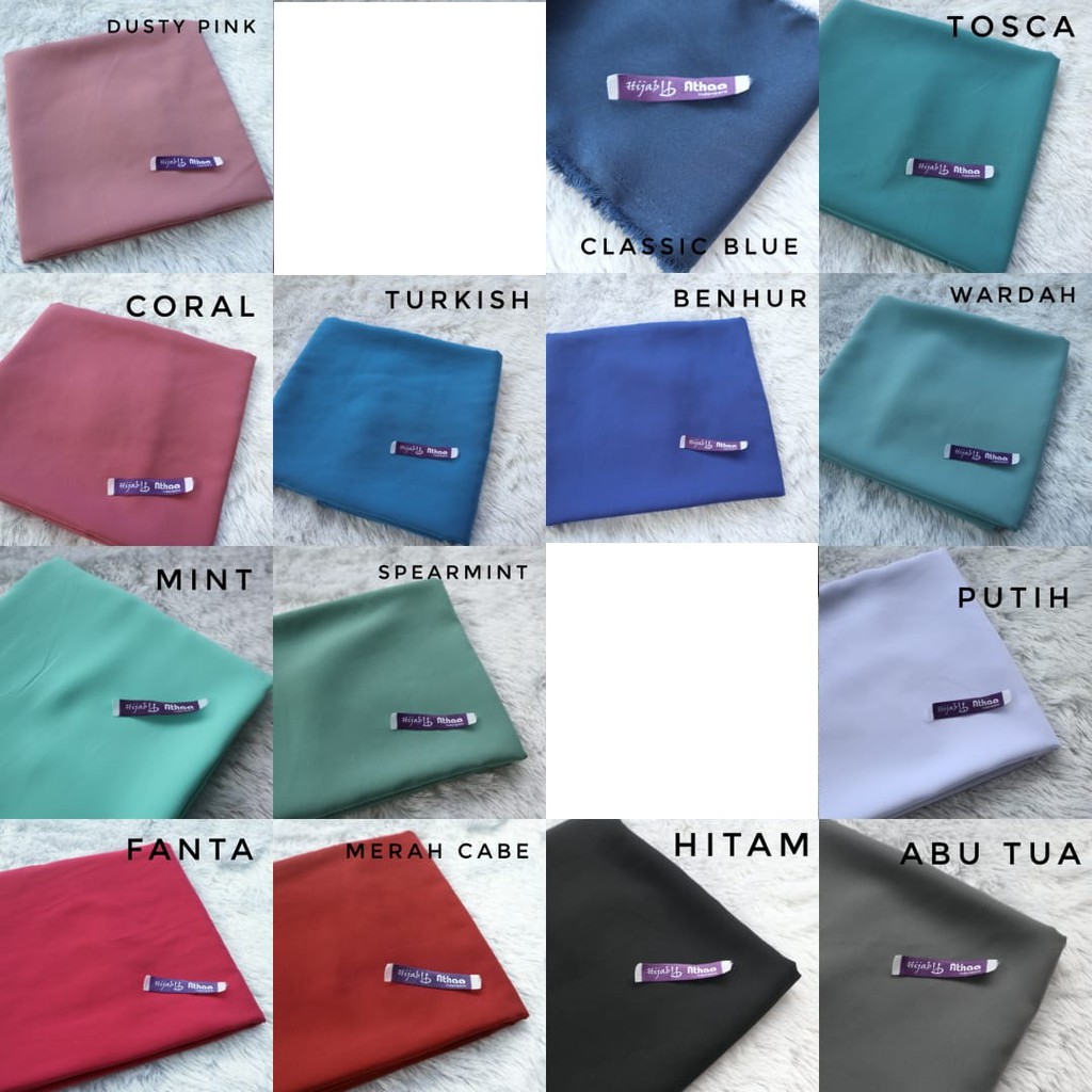 Jilbab Segiempat Wolfis / Khimar segi empat Wolfis Polos 120 x 120-2