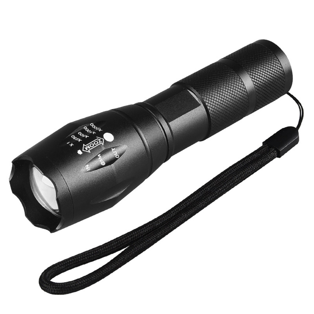 Ultraviolet White Lamp Double Lamp Retractable Zoom Flashlight UV Stain Detector Outdoor Hunting