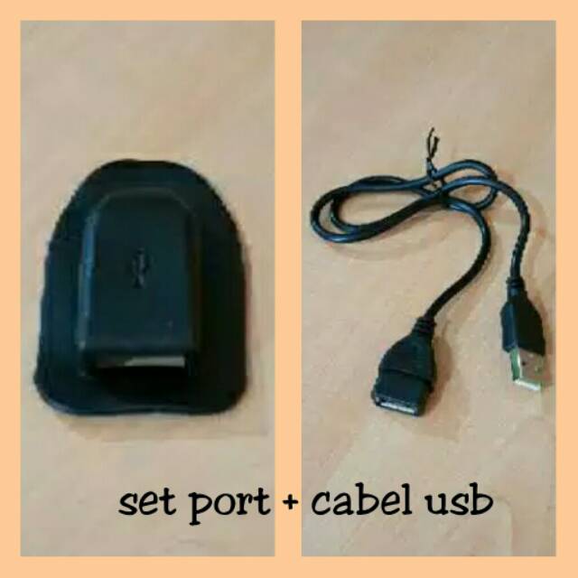 PORT USB + CABLE EXTENSION 60cm untk tas anti maling