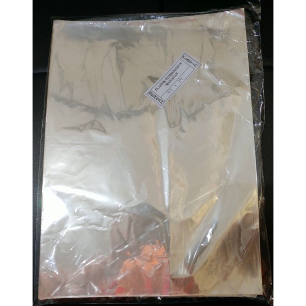 Plastik Pembungkus Makanan 25x35 Lembaran/One Sheet 25x35/Plastik Bungkus Mentega 25x35 [Bks]