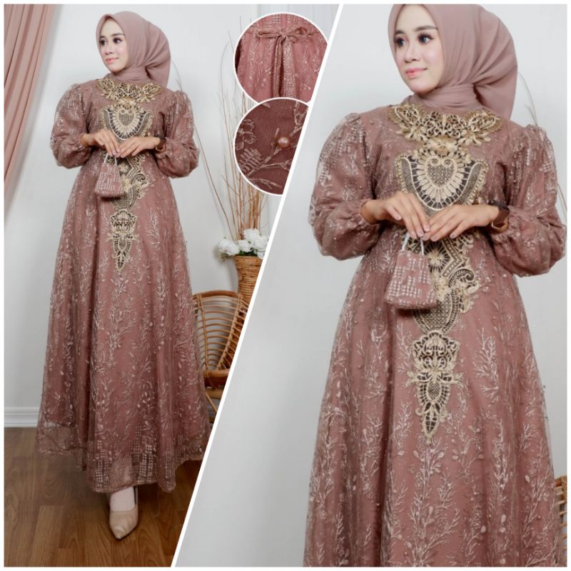 KQ GAMIS PESTA NAJWA GAMIS MODERN NAJWA GAMIS NAJWA TERBARU GAMIS NAJWA PESTA   GAMIS KONDANGAN  GAM