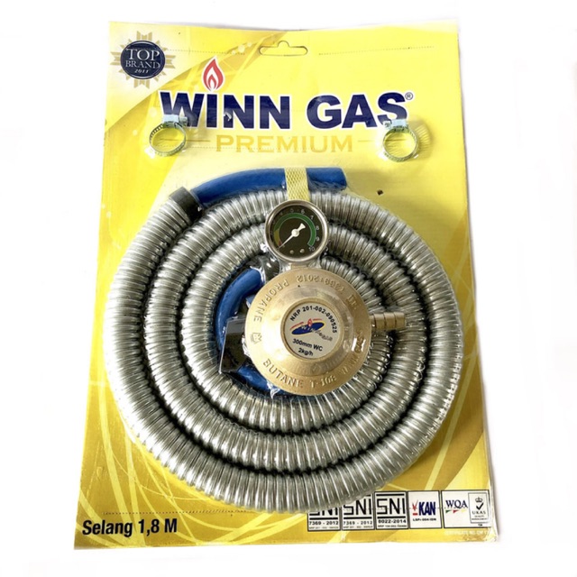 Selang Regulator Paket Winn Gas GOLD PREMIUM