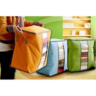 Storage Box Tinggi Storage Bag Bamboo Organizer Tempat