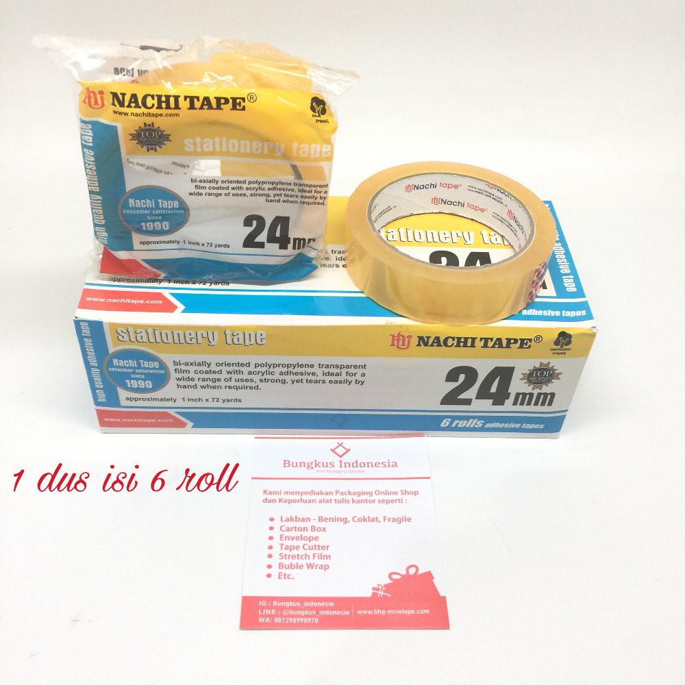 

Langsung Order Solatip 24mm Isi 6 Roll Diskon